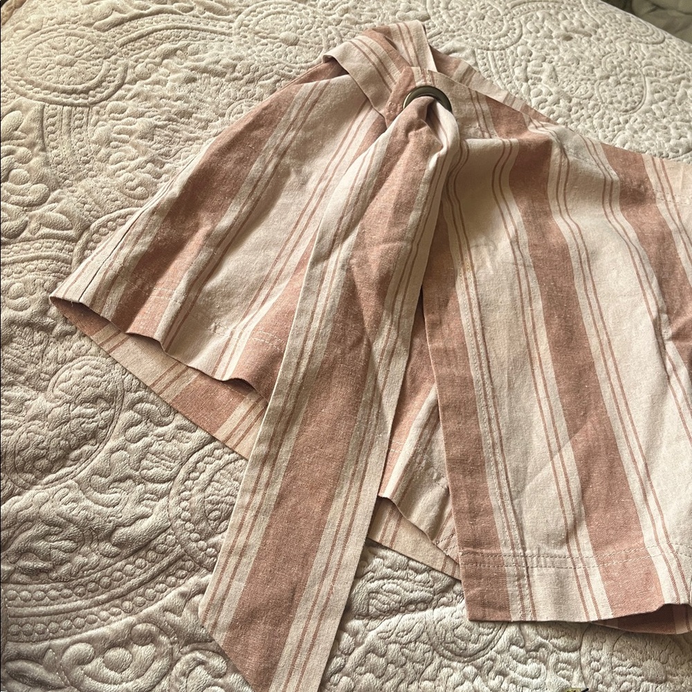FREE PEOPLE Tuscan Sunrise striped wrap skirt  
Sz0 EUC
